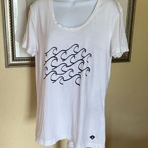 Cute Beachy Sperry T-Shirt, Size XL Nautical